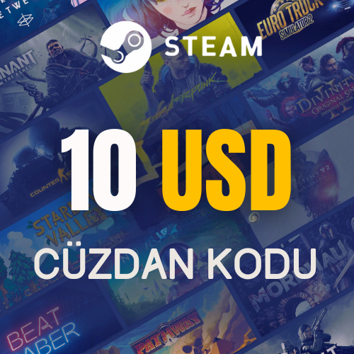 Steam 10 USD cüzdan kodu